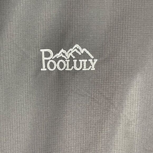 Pooluly Ski Jacket Mens XXL Gray Waterproof Windbreaker Hooded Fleece Lined - Picture 2 of 10